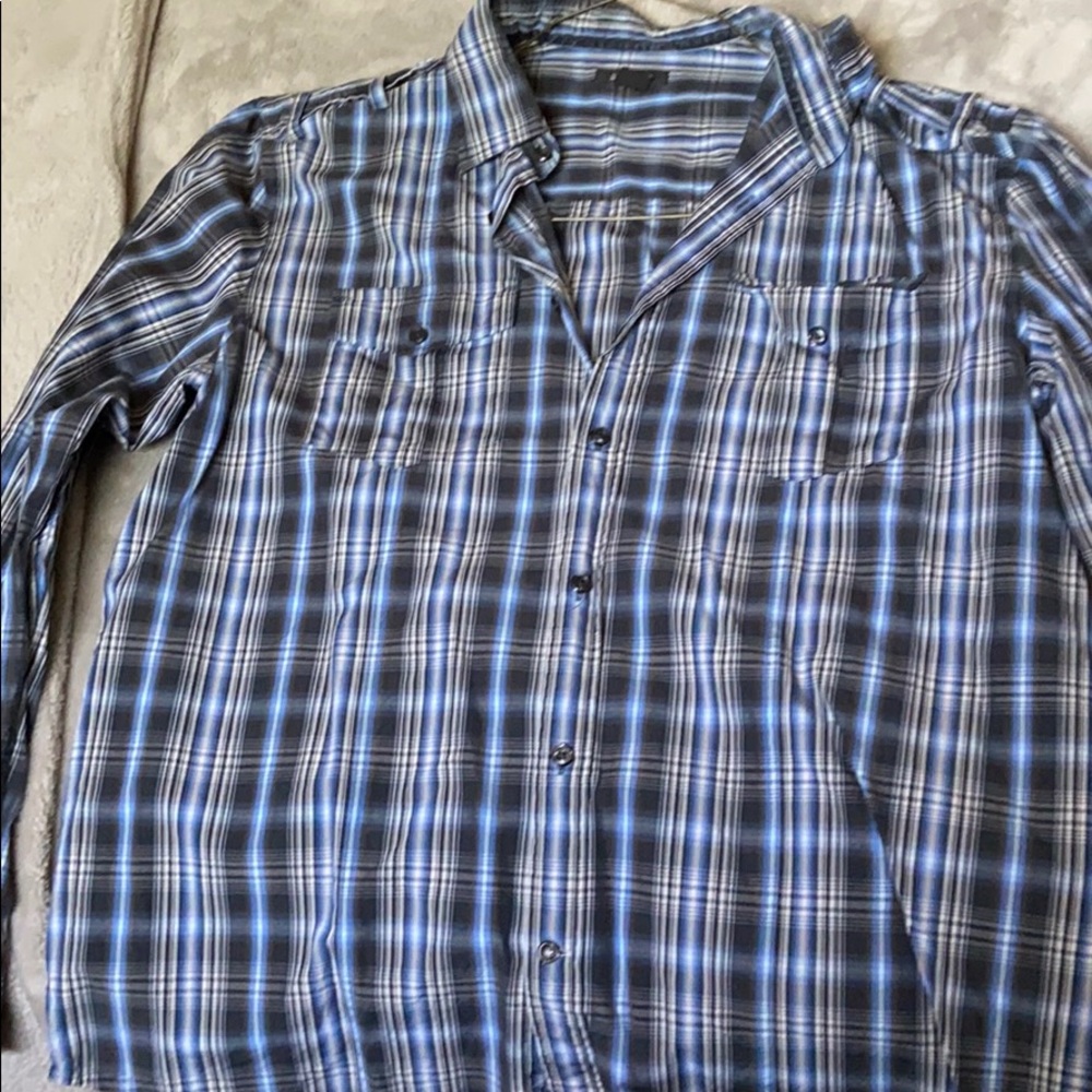 Men’s L express button up